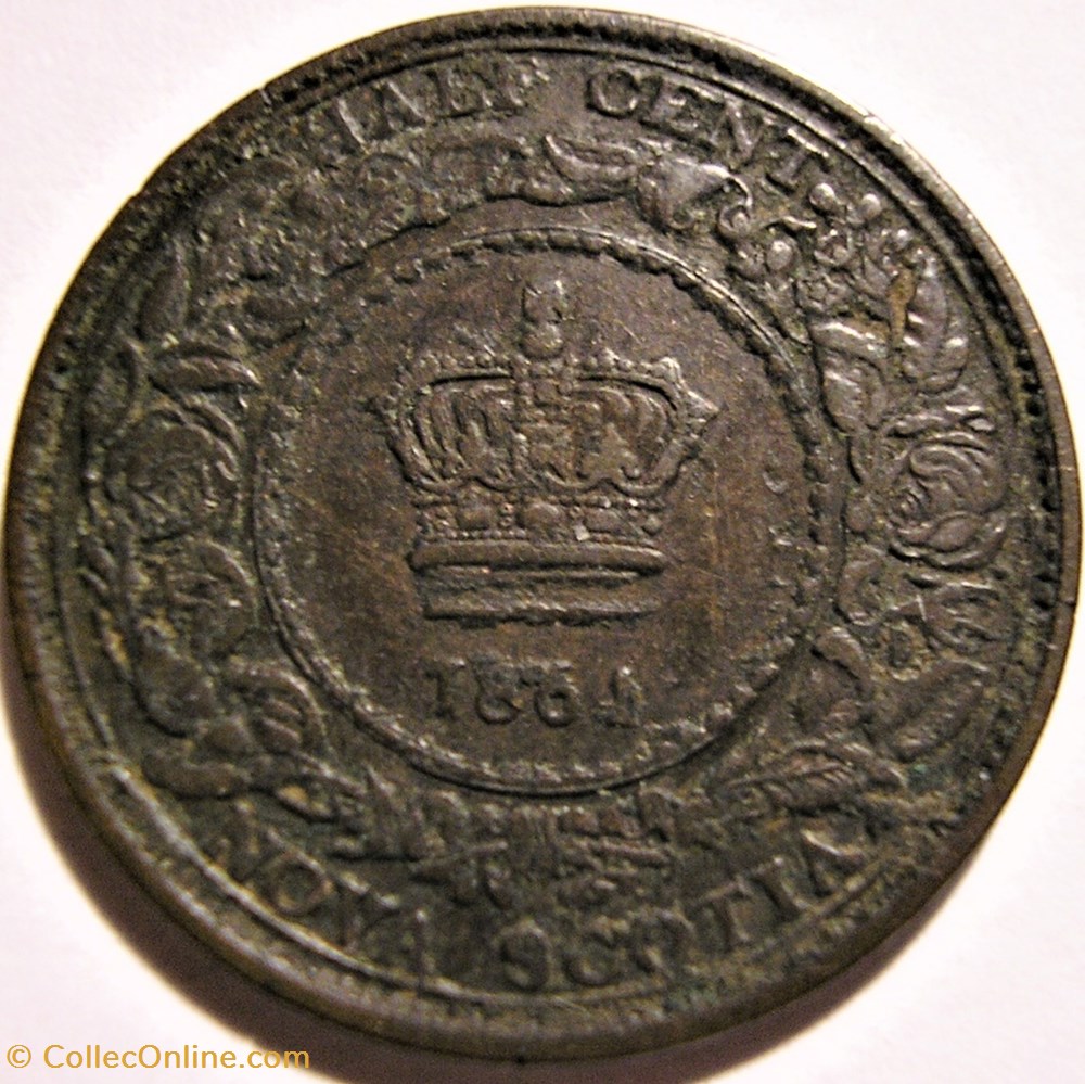 Victoria - Half Cent 1864/1 - Nova Scotia monnaies monde canada victoria half cent 1864 1 nova scotia
