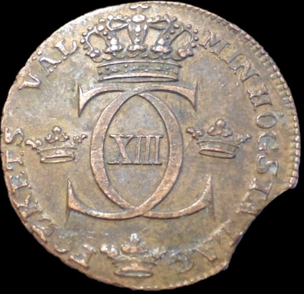 Sweden - Karl XIII - 1/2 Skilling 1815 (ex.2) monnaies monde suede sweden karl xiii 1 2 skilling 1815 ex 2