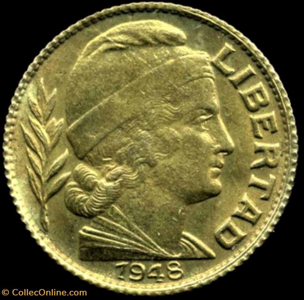 Argentina - 20 Centavos 1948 monnaies monde argentine argentina 20 centavos 1948