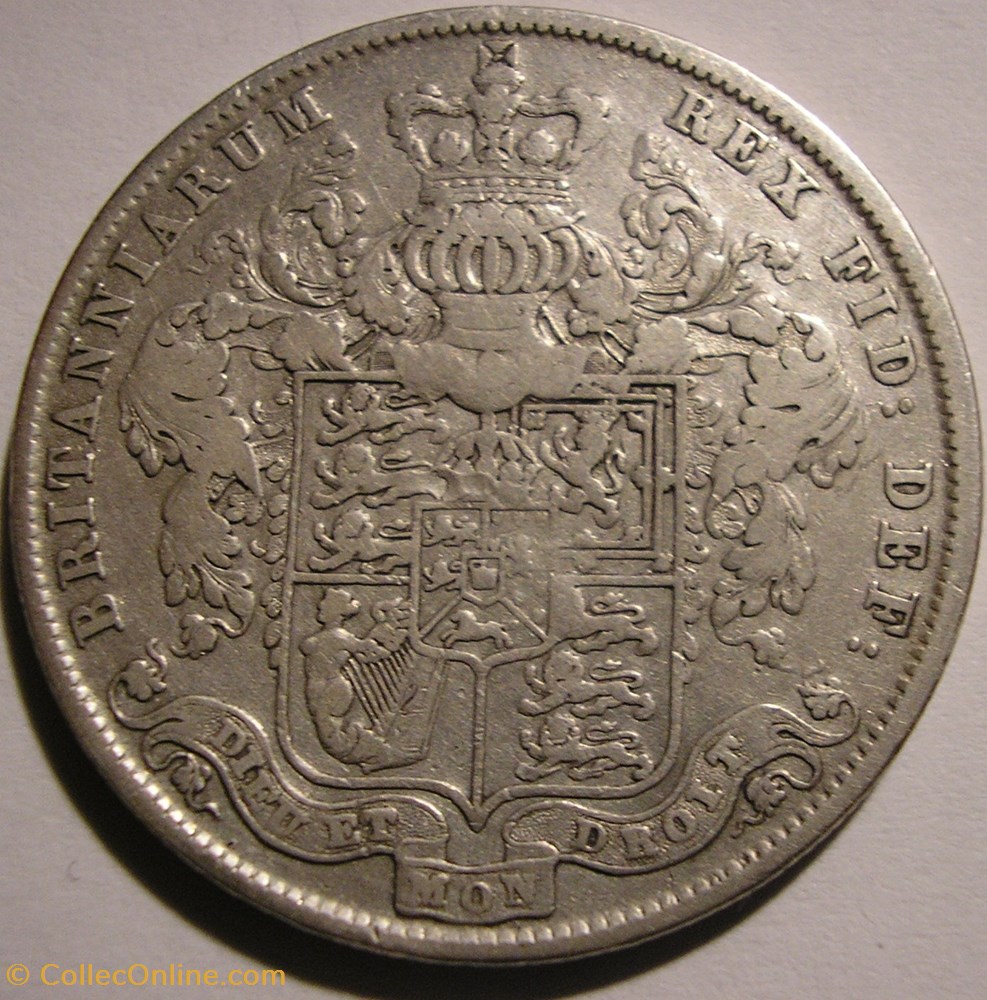 George IV - Half Crown 1825 monnaie monde royaume uni george iv half crown 1825