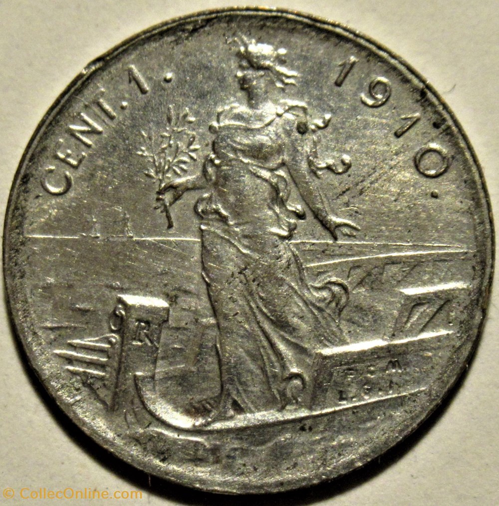1910 Regno d'Italia, Centesimo, Roma - Vittorio Emanuele III 3 monnaies monde italie 1910 regno italia centesimo roma vittorio emanuele iii
