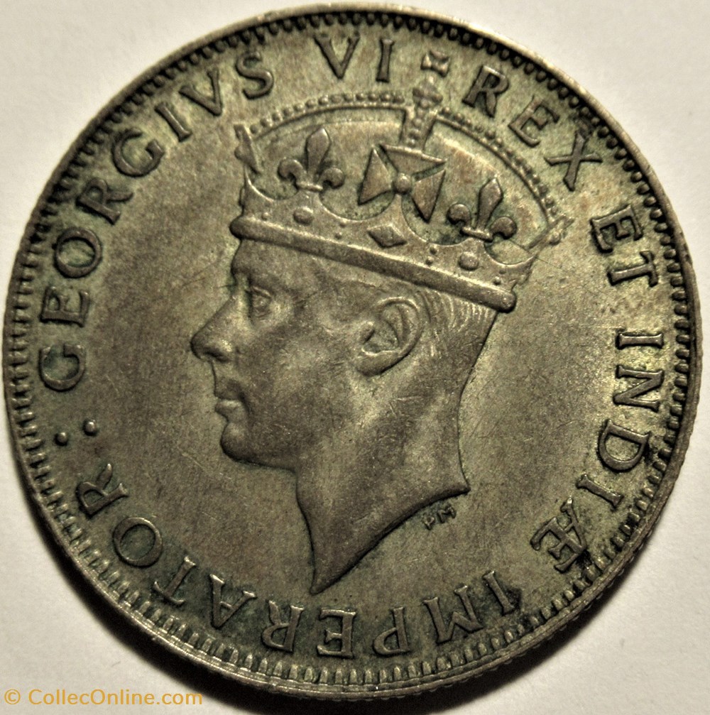 George VI - 1 Shilling 1946 - East Africa 2 monnaies monde kenya george vi 1 shilling 1946 east africa