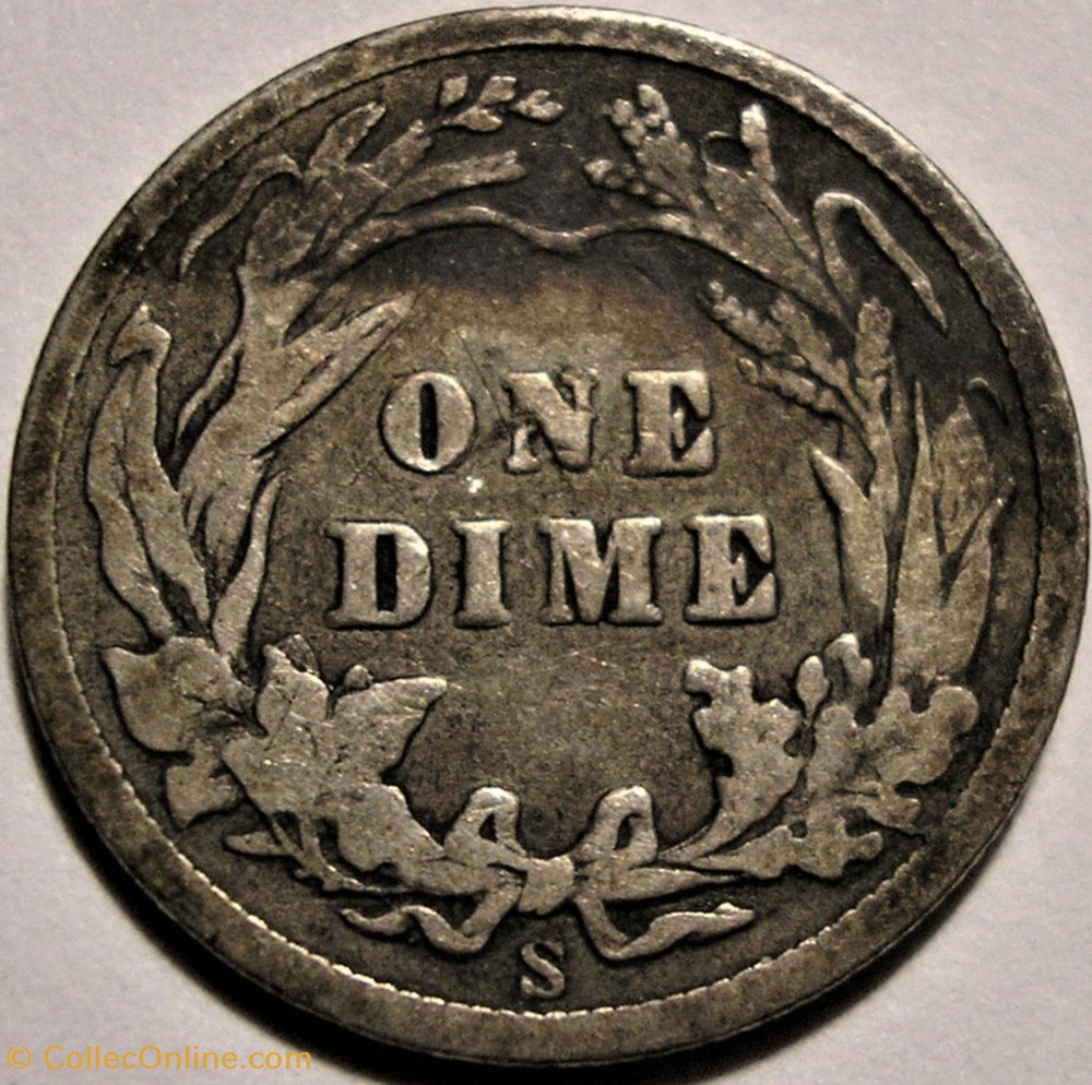 1908 San Francisco Dime monnaies monde etats unis 1908 san francisco dime