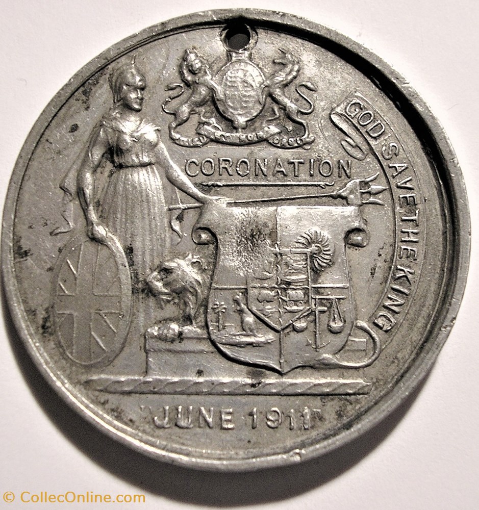 George V & Mary - 1911 Coronation Medal - British Empire 3 medaille royaume uni george v mary 1911 coronation medal british empire