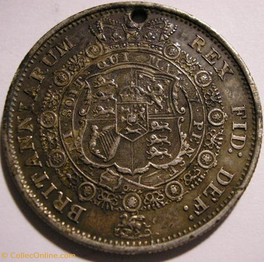 George III - Half Crown 1816 - Great Britain monnaie monde royaume uni george iii half crown 1816 great britain