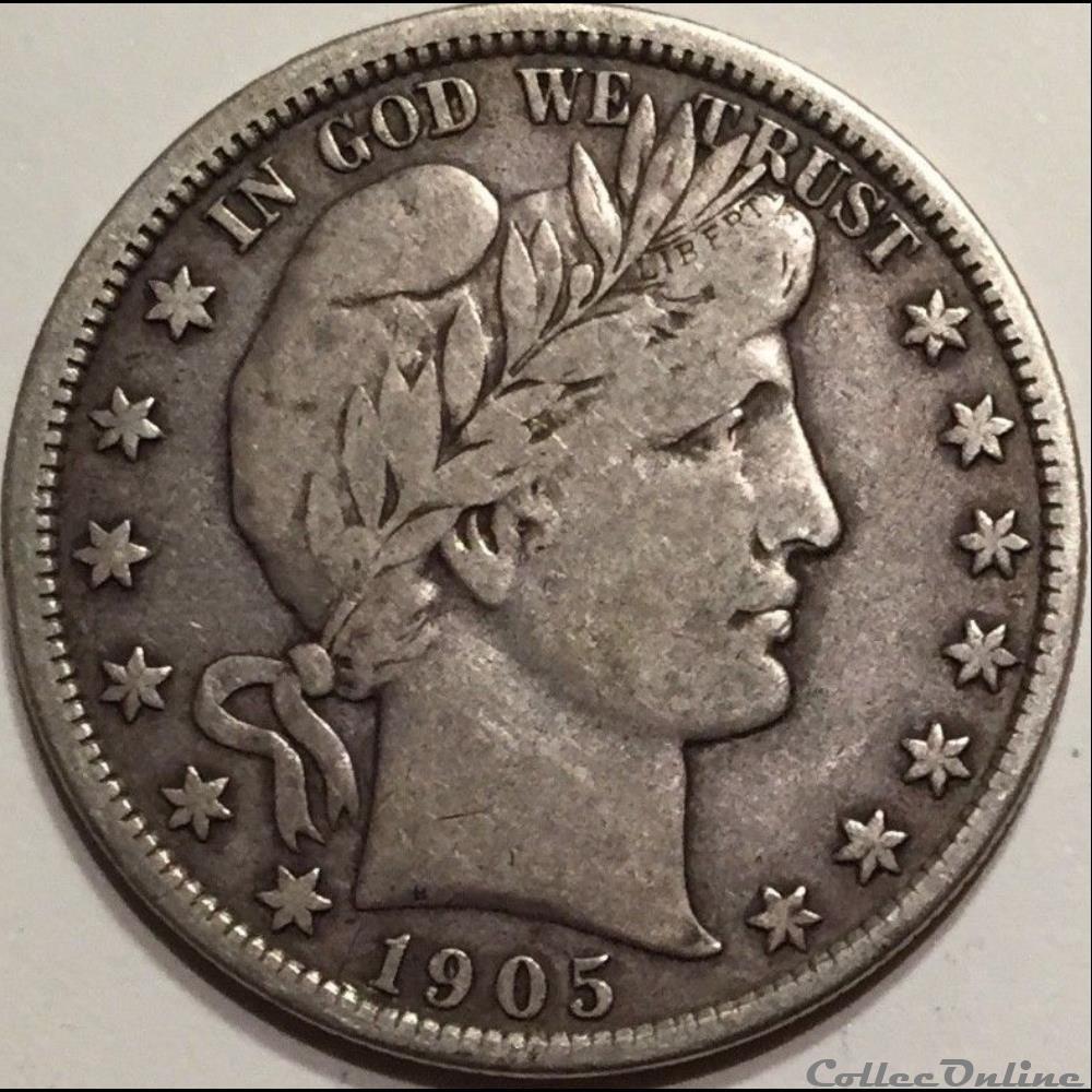1905 New Orleans Half $ monnaie monde etat uni 1905 new orleans half