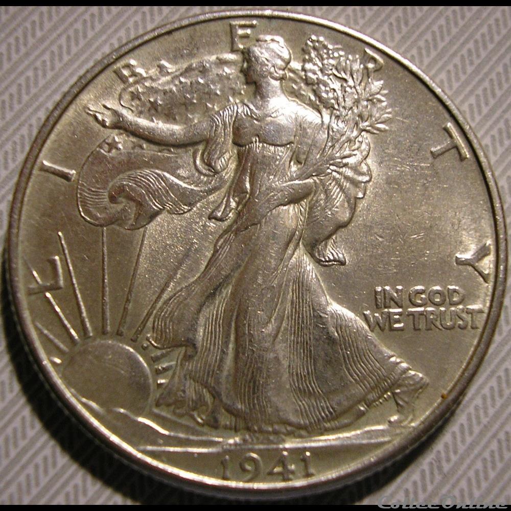 1941 Denver Half $ monnaie monde etat uni 1941 denver half