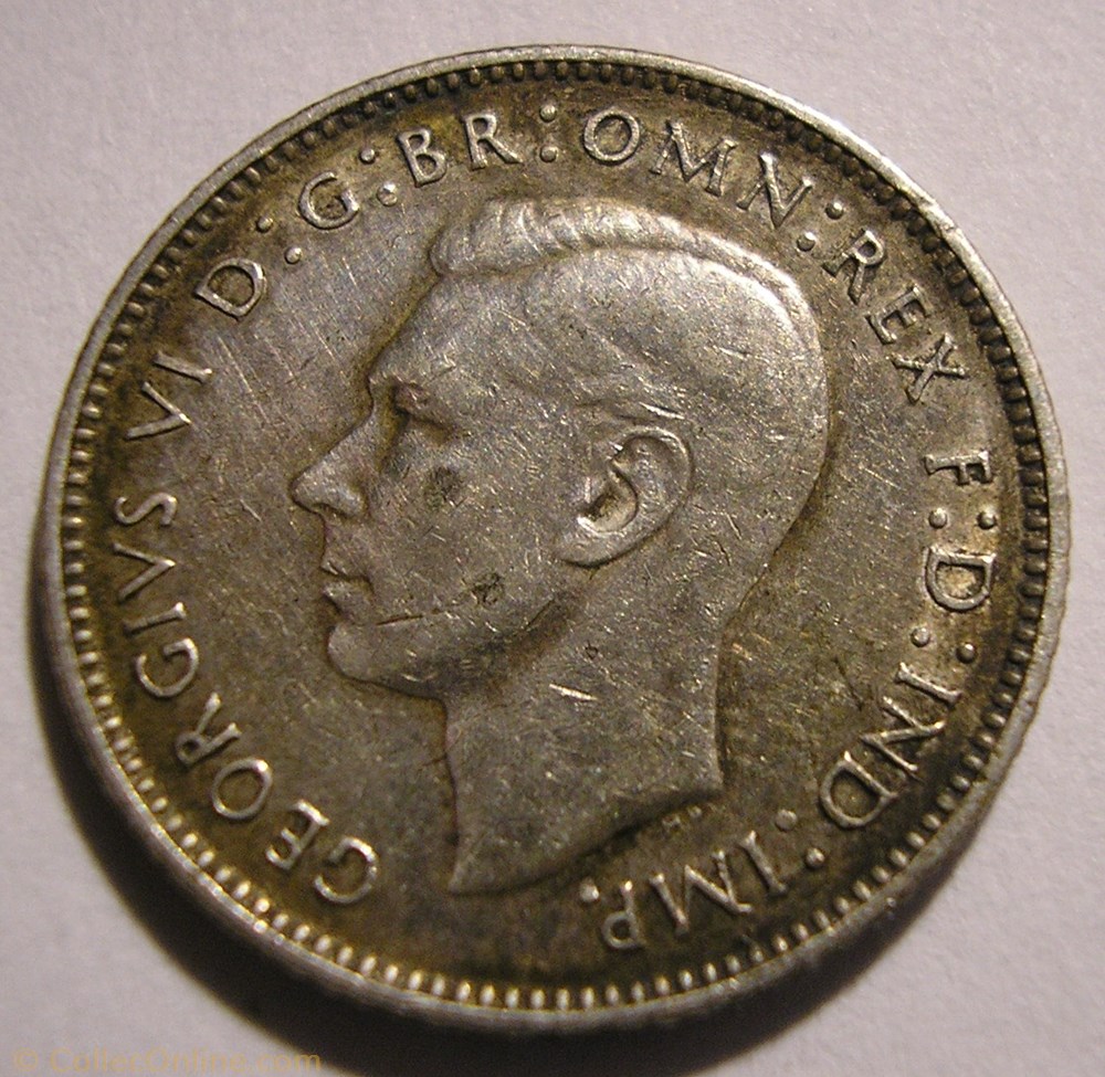 George VI - 6 Pence 1943 D - Australia monnaie monde australie george vi 6 pence 1943 d australia