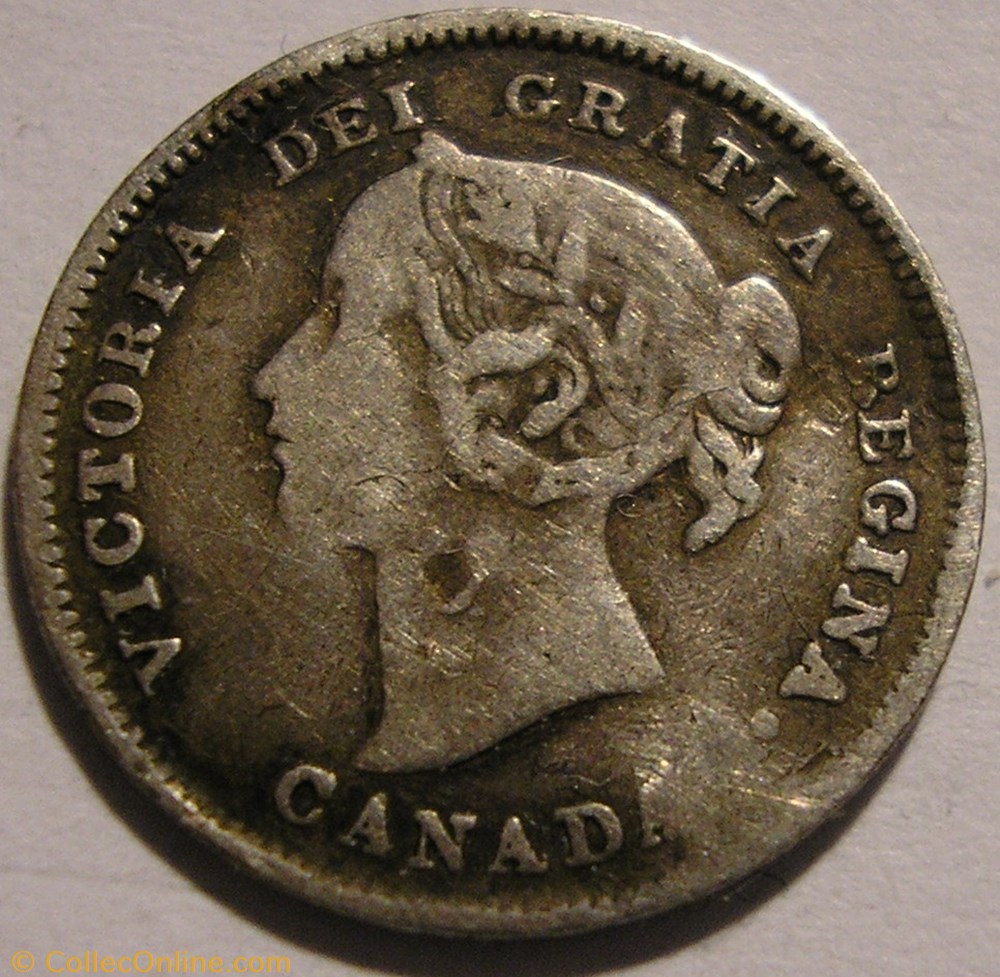 Victoria - 5 Cents 1901 monnaie monde canadum victoria 5 cents 1901
