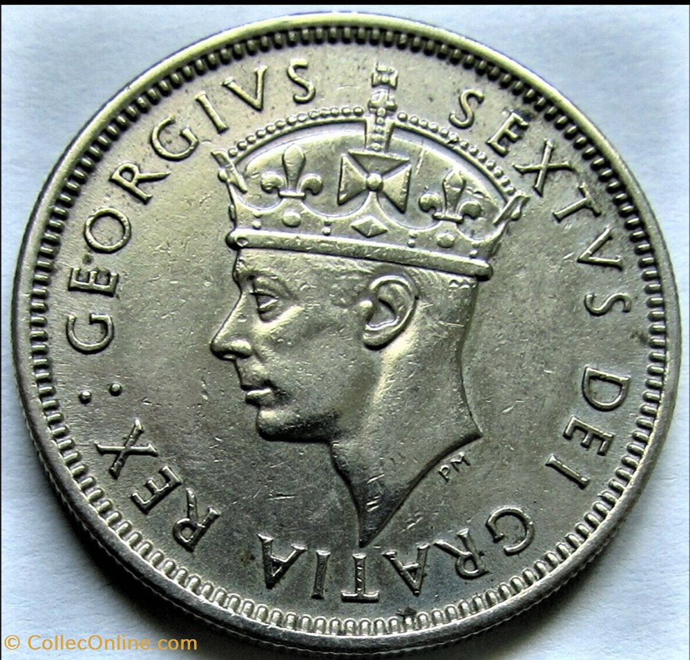 monnaies monde chypre george vi one shilling 1949 cyprus