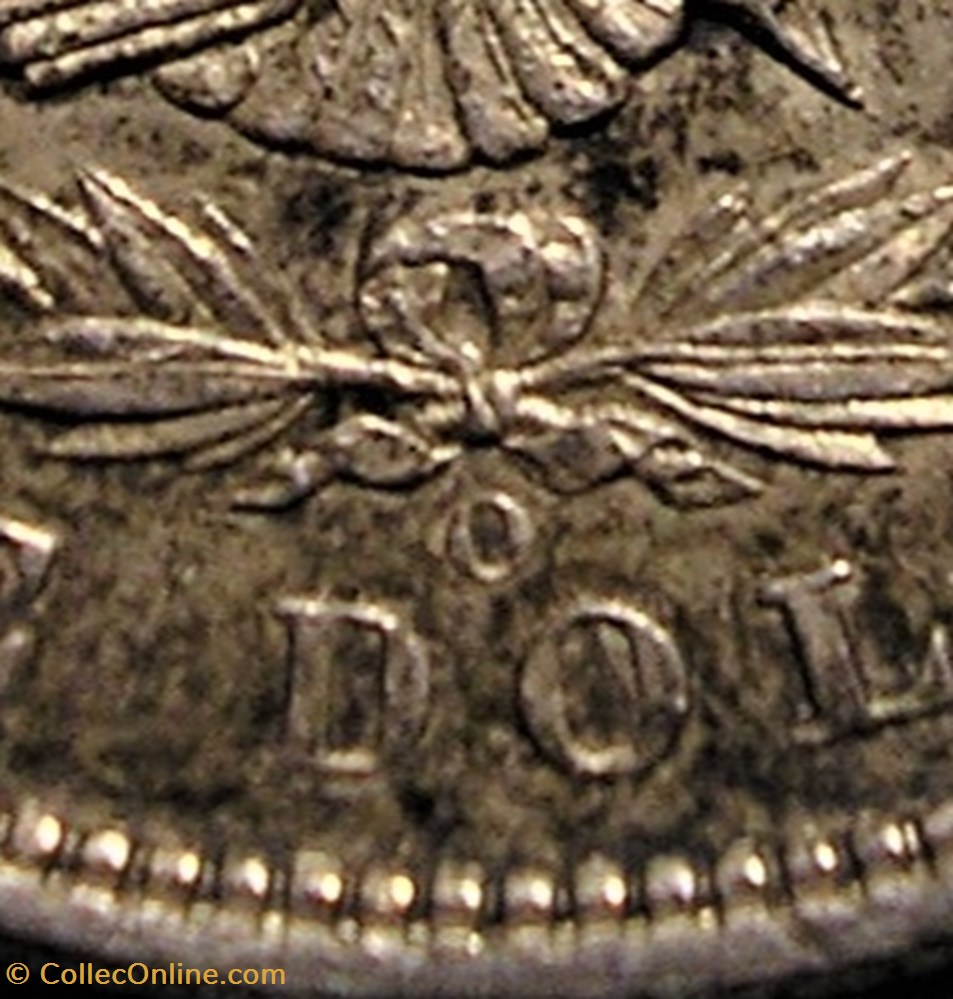 1904 New Orleans Dollar - Die Crack 4 monnaies monde etats unis 1904 new orleans dollar die crack