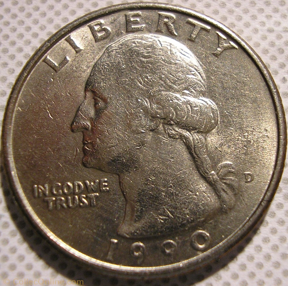 monnaie monde etat uni 1990 denver quarter dollar
