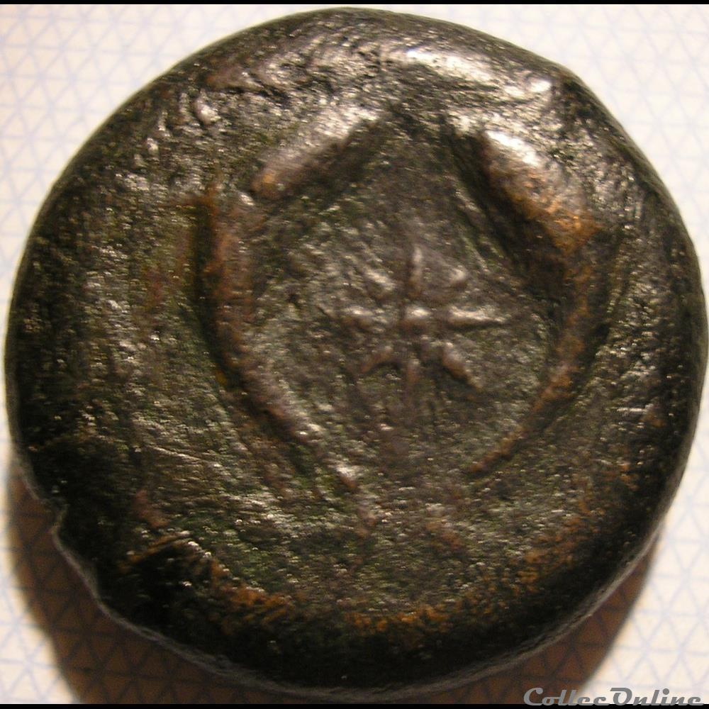 Syracuse, Sicily - Litra Æ28 - ca. 344-336 BC. 3 monnaie antique av jc ap grecque syracuse sicily litra 28 ca 344 336 bc