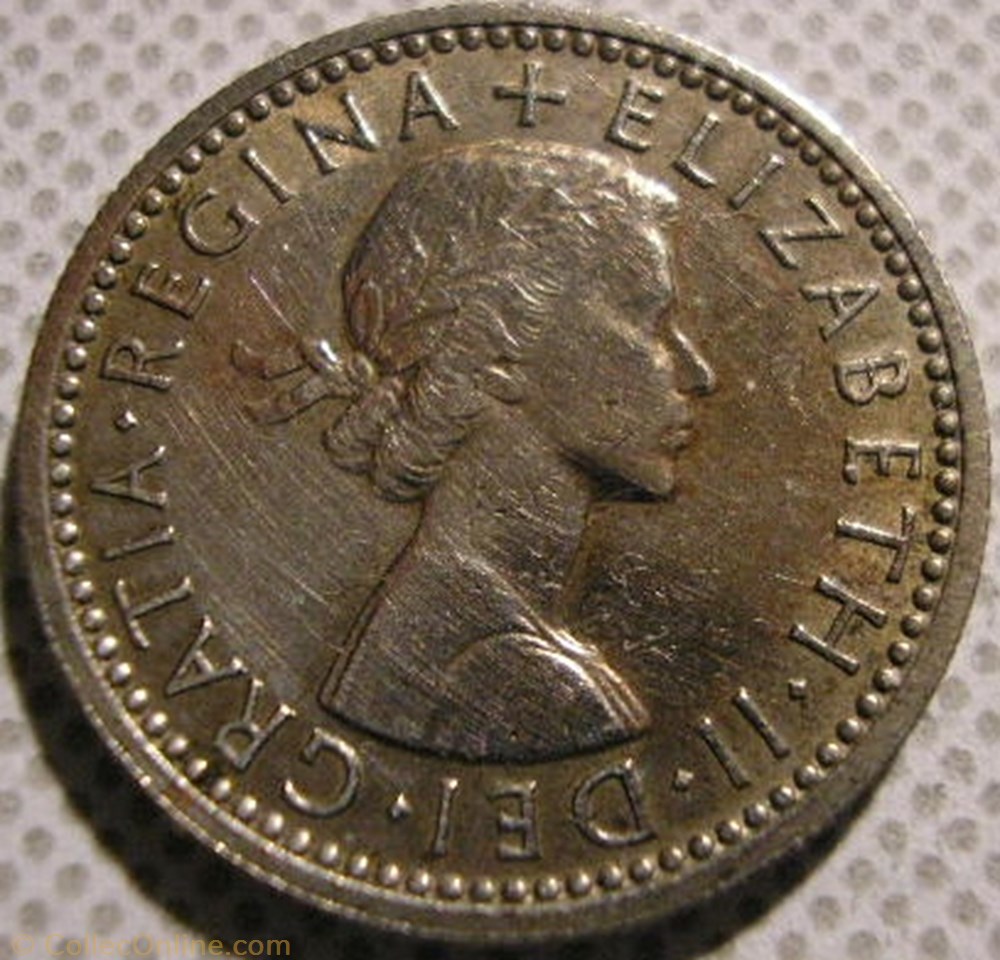 Elizabeth II - 6 Pence 1959 - UK monnaie monde royaume uni elizabeth ii 6 pence 1959 uk