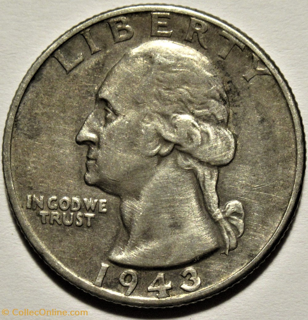 1943 Quarter Dollar monnaies monde etats unis 1943 quarter dollar