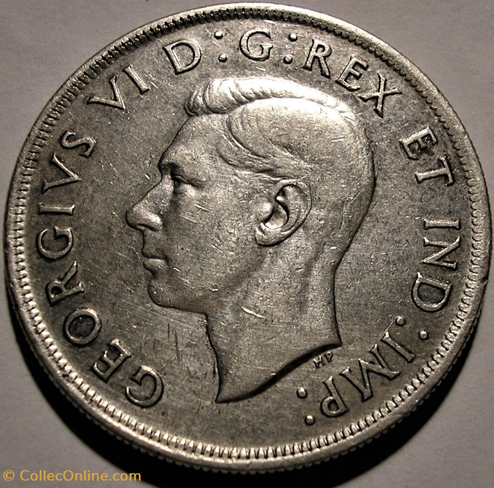 George VI - 1 Dollar 1939 monnaie monde canadum george vi 1 dollar 1939
