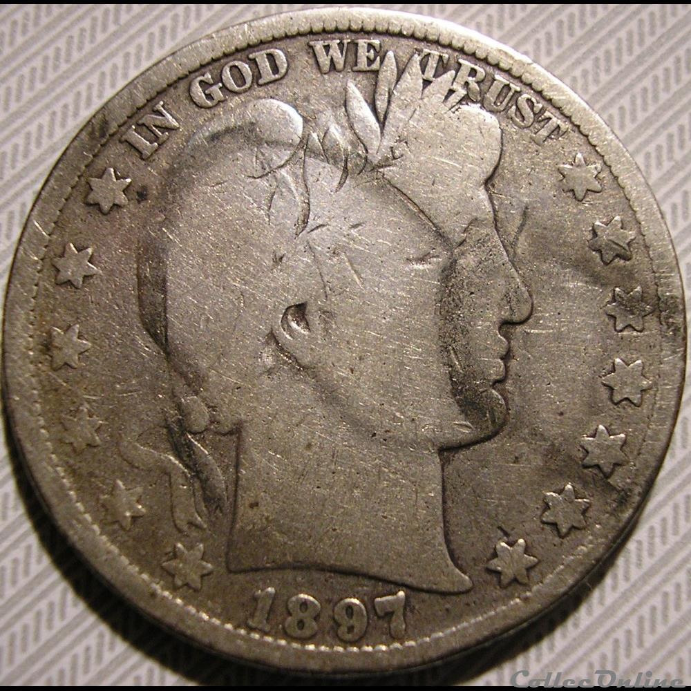 1897 Half Dollar monnaies monde etats unis 1897 half dollar
