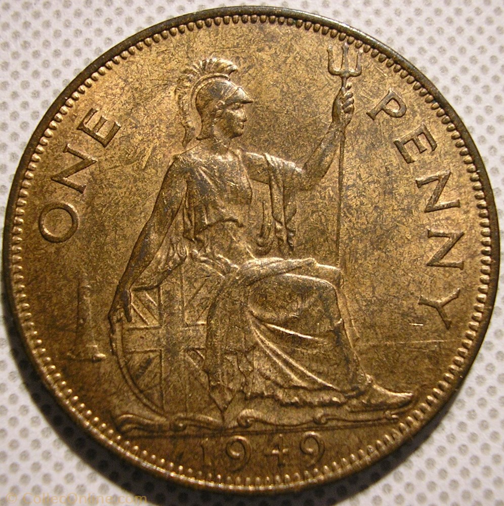 George VI - One Penny 1949 - UK monnaie monde royaume uni george vi one penny 1949 uk
