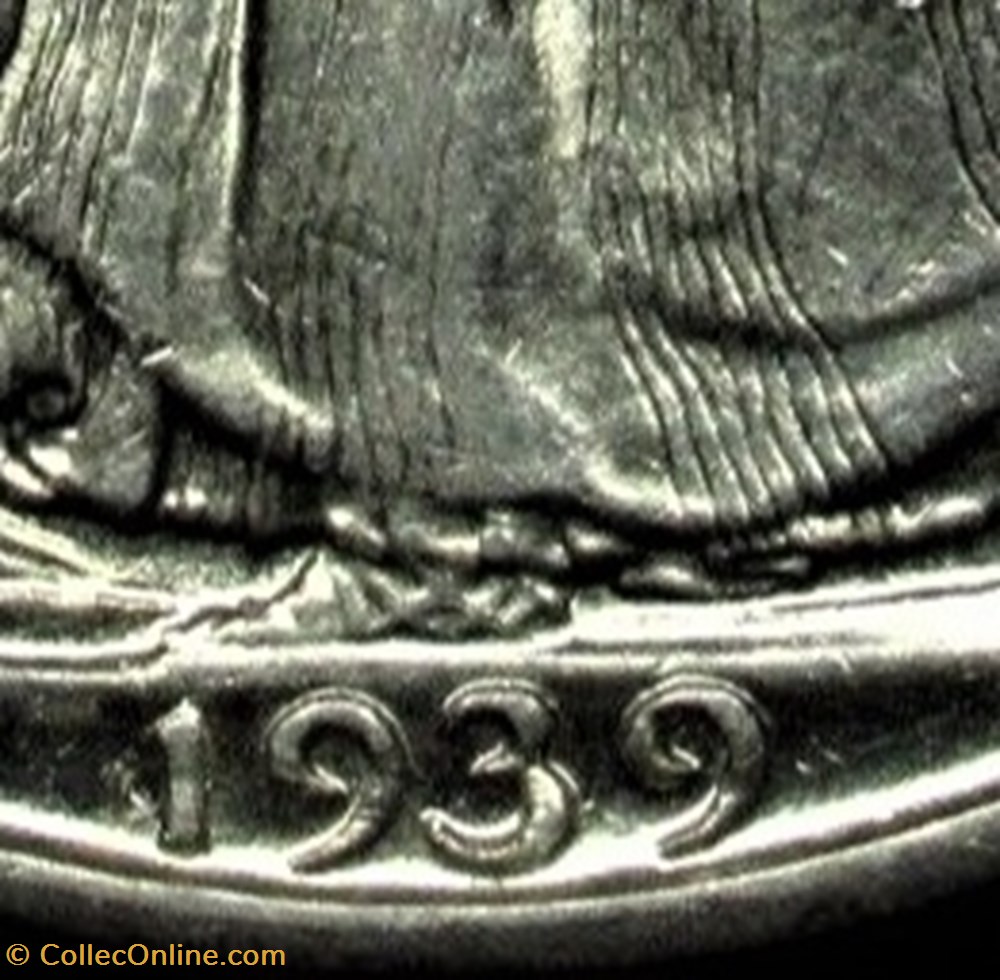 1939 Denver Half Dollar 3 monnaie monde etat uni 1939 denver half dollar