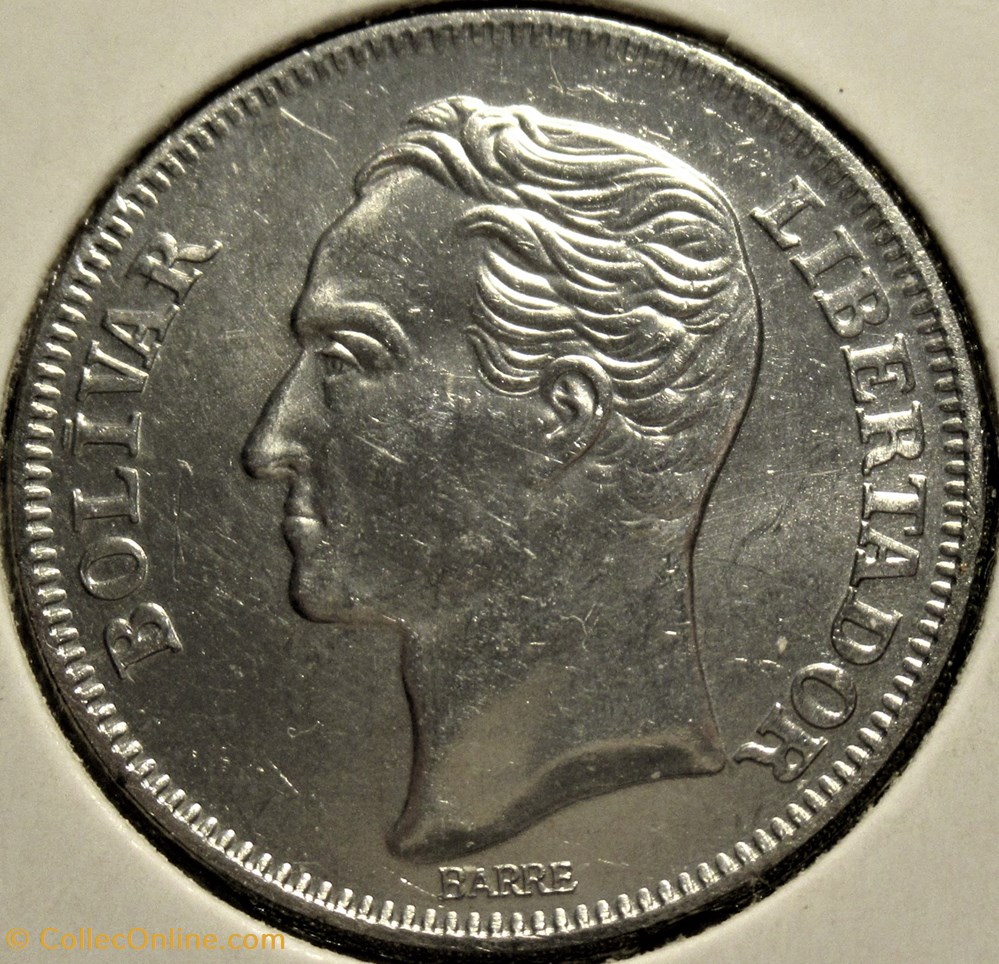 monnaies monde venezuela 2 bolivares 1989