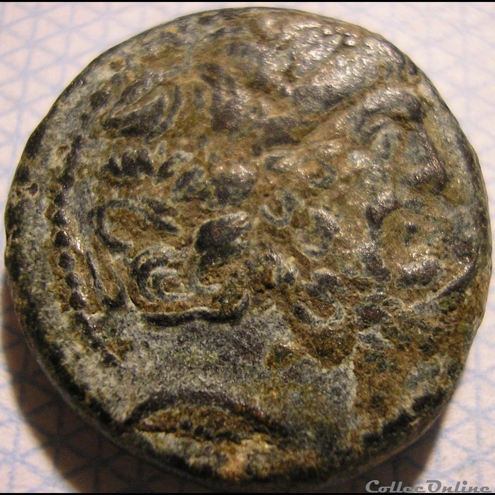 Antiocheia, Seleucis and Pieria - AE18 Dichalkoi 1st century BC. 3 monnaie antique av jc ap grecque antiocheia seleucis and pieria ae18 dichalkoi 1st century bc