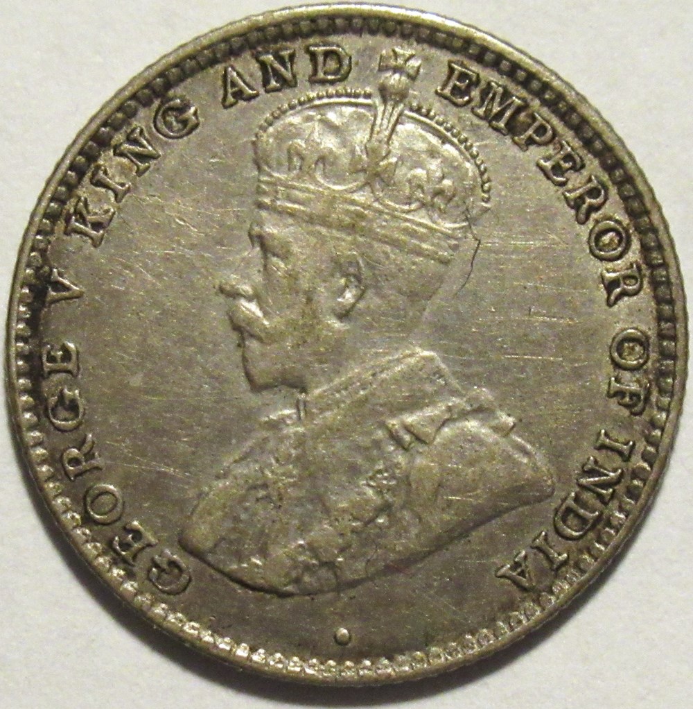 George V - 10 Cents 1927 - Ceylon, British Sri Lanka monnaies monde george v 10 cents 1927 ceylon british sri lanka