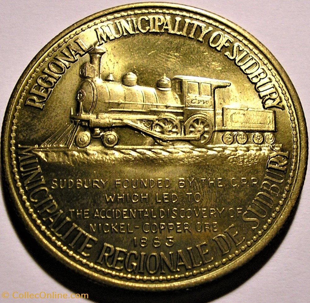 Sudbury, Ontario - Two Dollar Trade Token 1980 - Year of