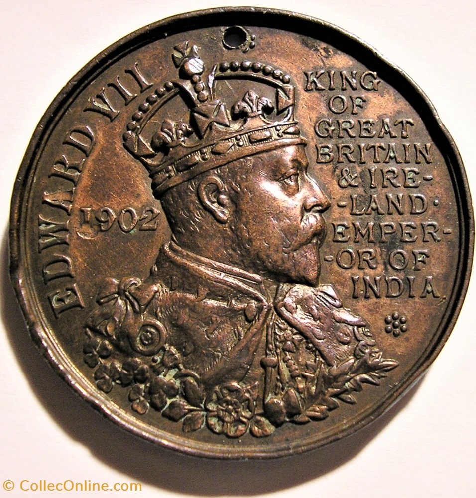 Edward VII - Medal Coronation 1902, B. of Cambridge, England 2 medaille royaume uni edward vii medal coronation 1902 b of cambridge england