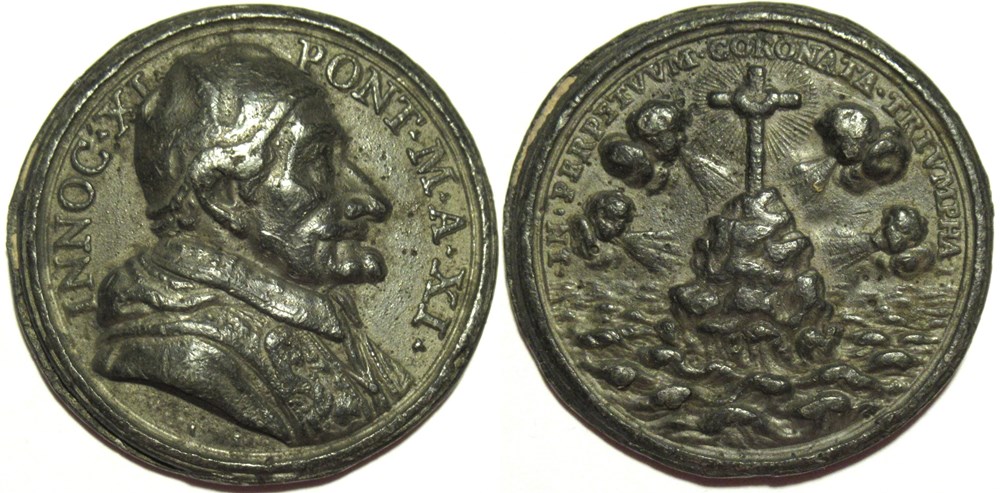medailles etat de la cite du vatican pope innocentius xi medal 1687 victories of the holy league