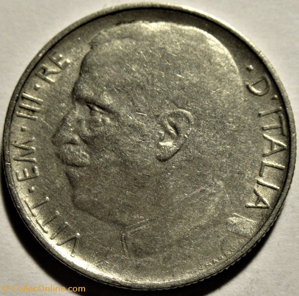 1925 Royaume d'Italie, 50 Centesimi, Roma - Vittorio Emanuele III monnaies monde 1925 royaume italie 50 centesimi roma vittorio emanuele iii
