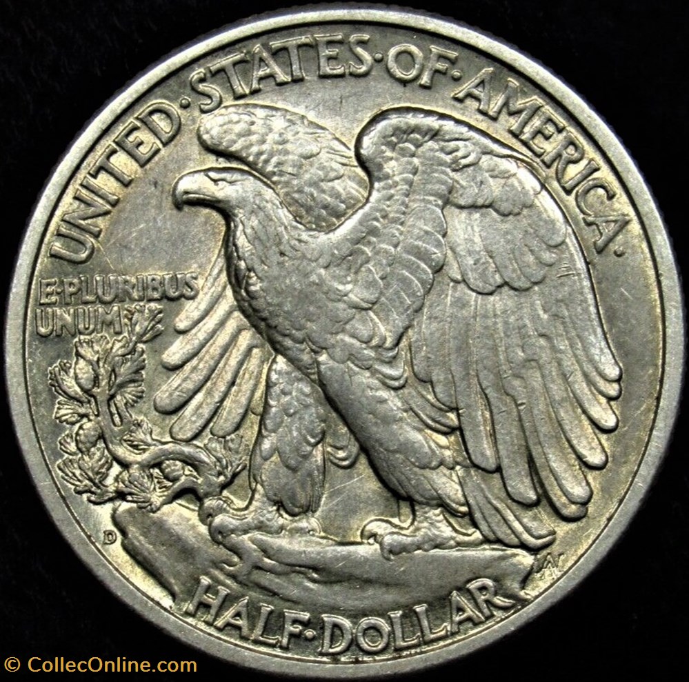 1939 Denver Half Dollar 2 monnaie monde etat uni 1939 denver half dollar