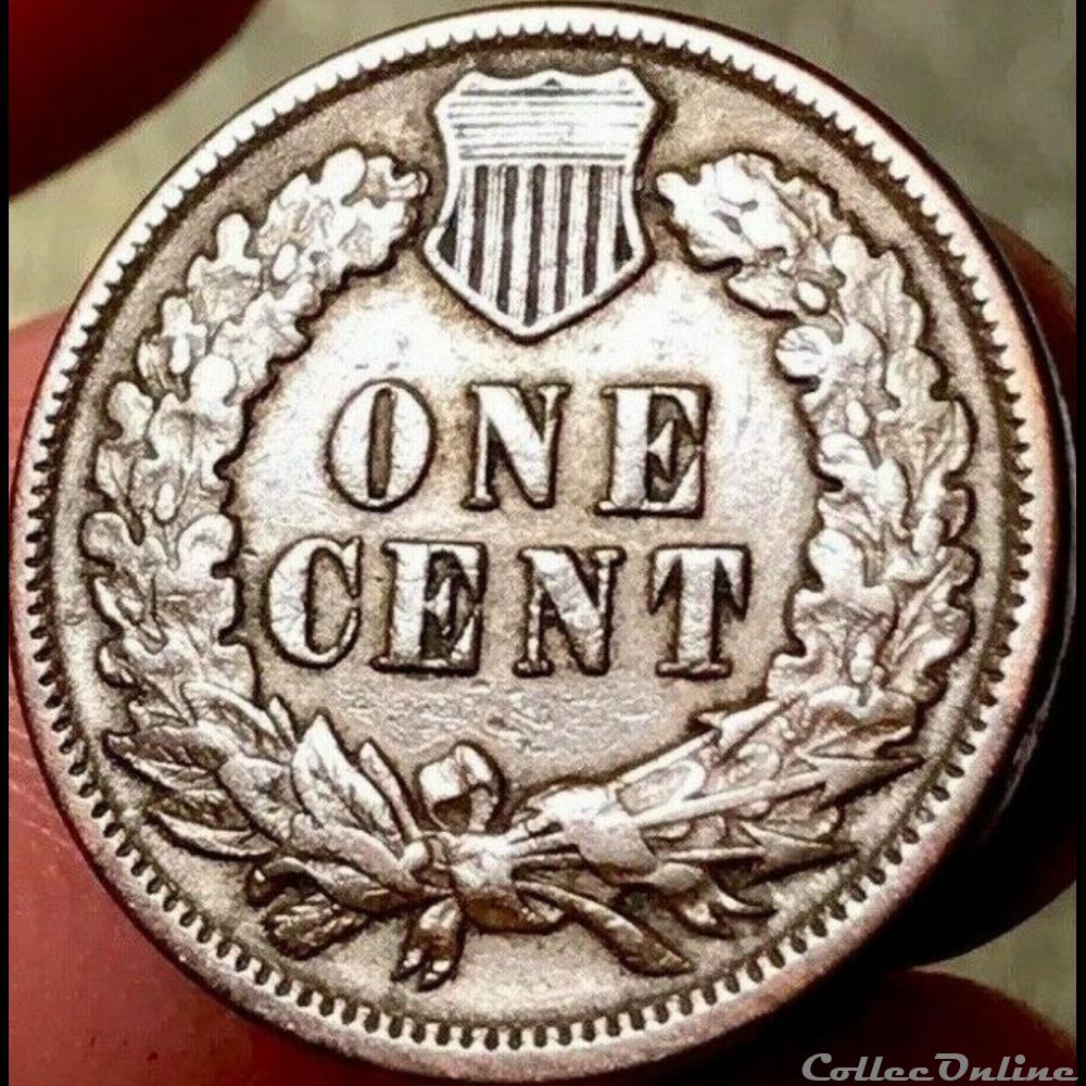1891 One Cent monnaie monde etat uni 1891 one cent