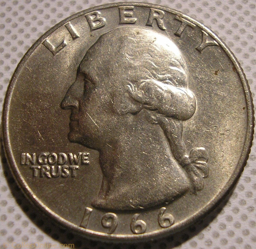 monnaie monde etat uni 1966 quarter dollar