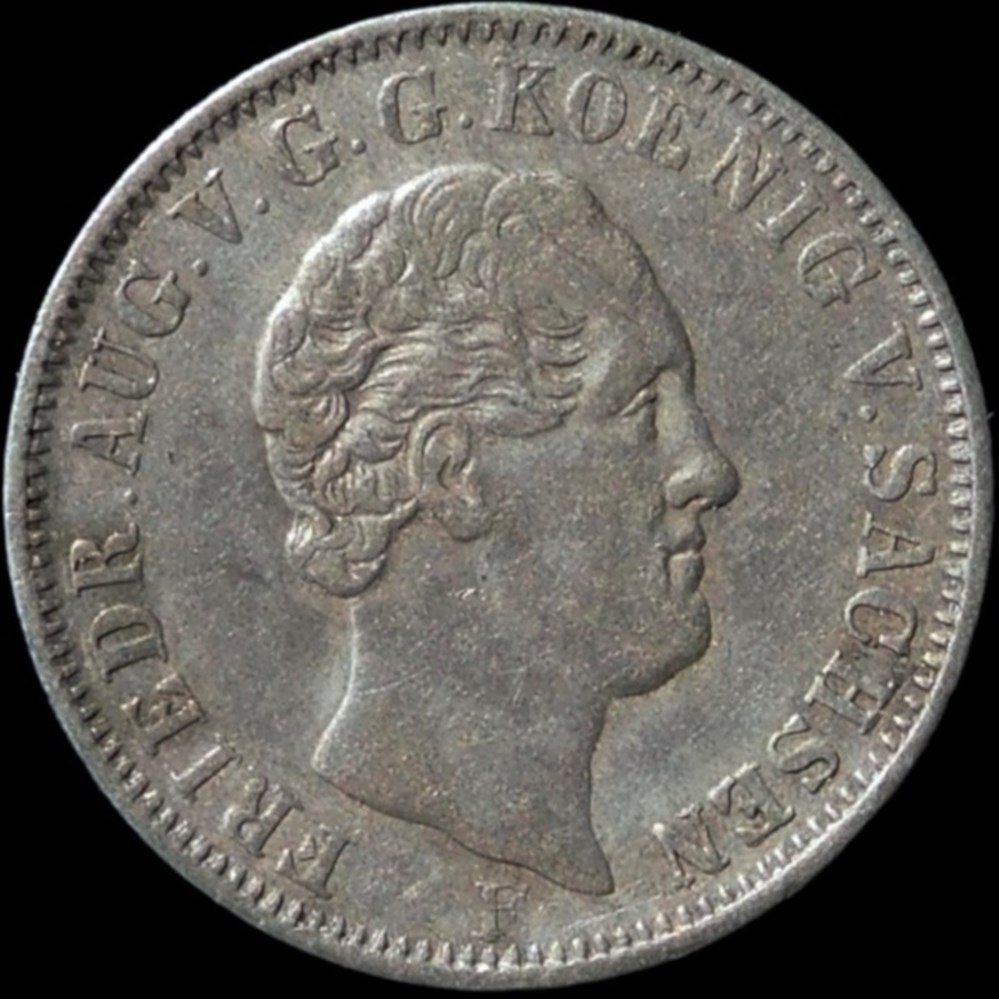 monnaies europe medievale saint empire romain germanique friedrich august ii 1 6 thaler 1847 kingdom of saxony