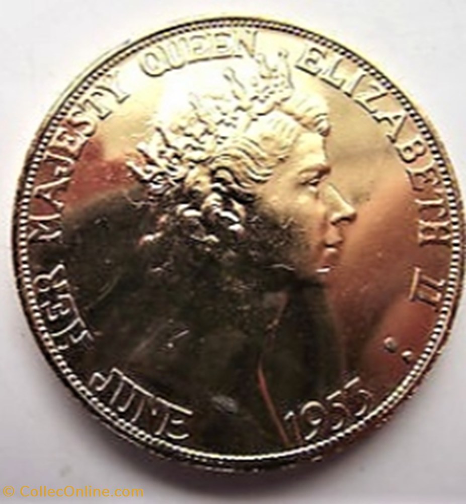 medailles canada elizabeth ii 1953 coronation medal britannia uk