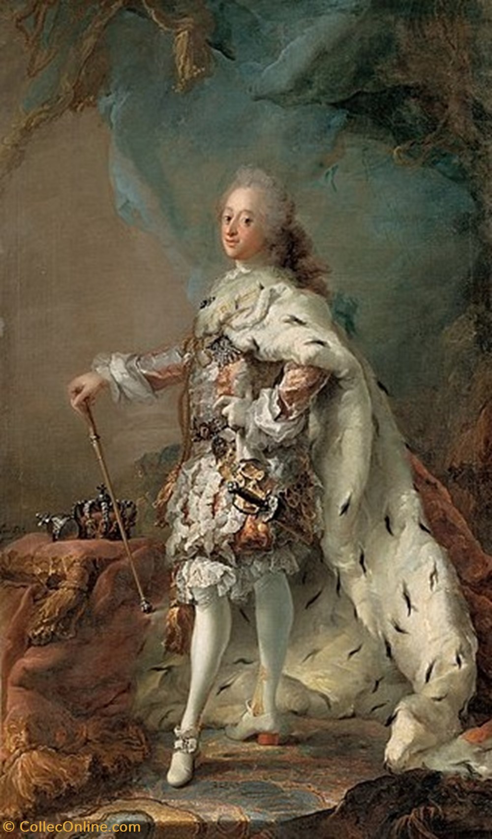 Frederick V - Bookmark monnaies monde danemark frederick v bookmark