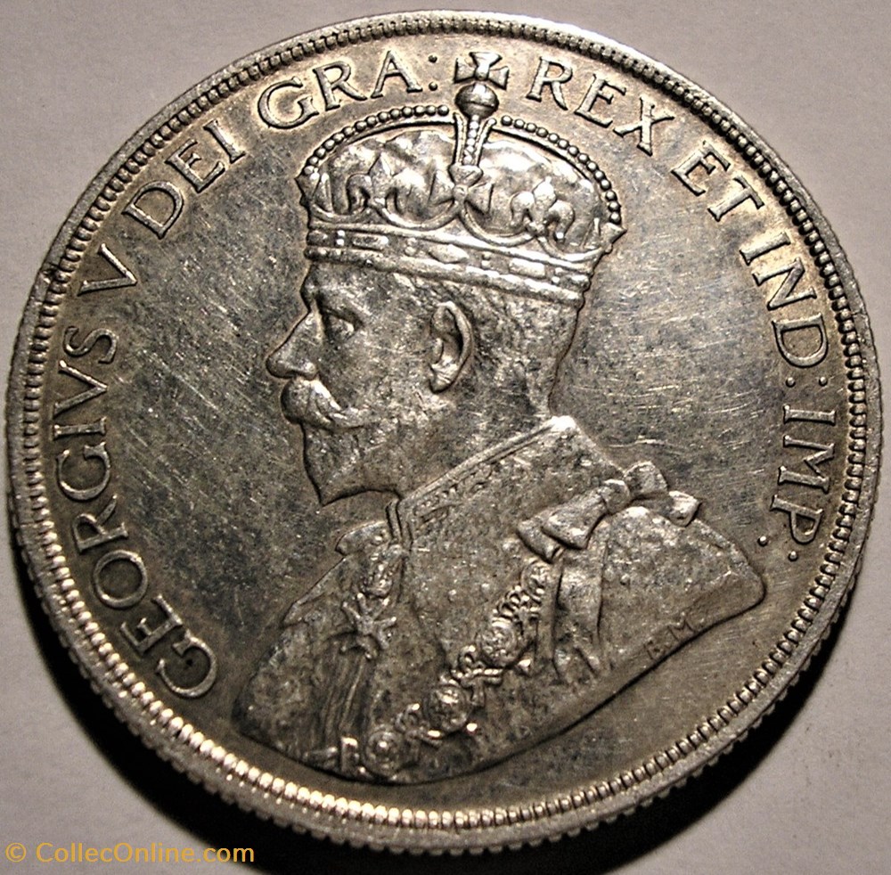 George V - 1 Dollar 1936 (ex.2) monnaie monde canadum george v 1 dollar 1936 ex 2