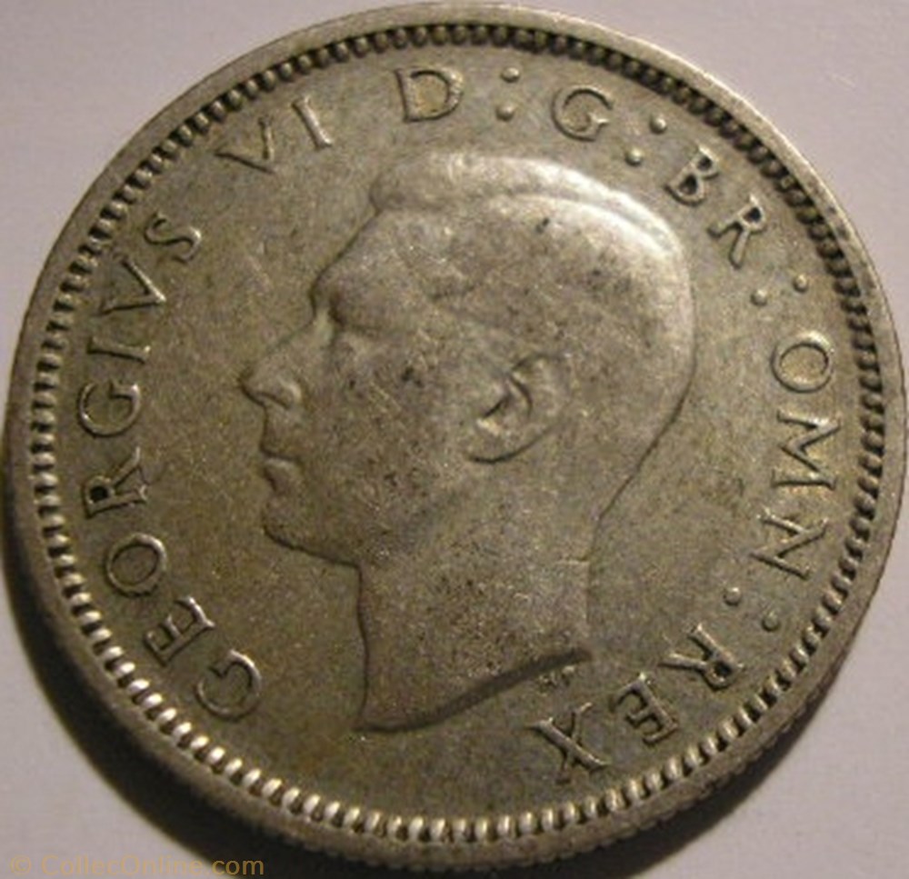 George VI - 6 Pence 1937 - Great Britain monnaie monde royaume uni george vi 6 pence 1937 great britain