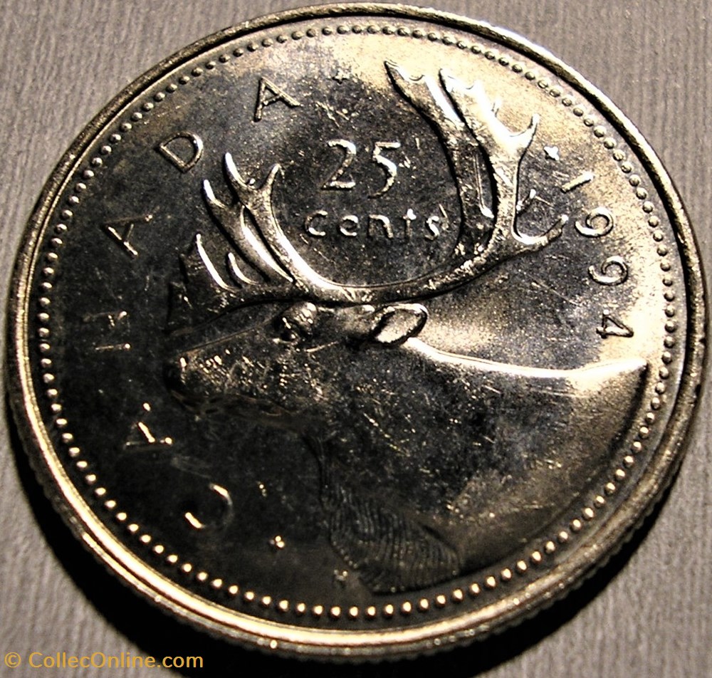 Elizabeth II - 25 Cents 1994 4 monnaie monde canadum elizabeth ii 25 cents 1994