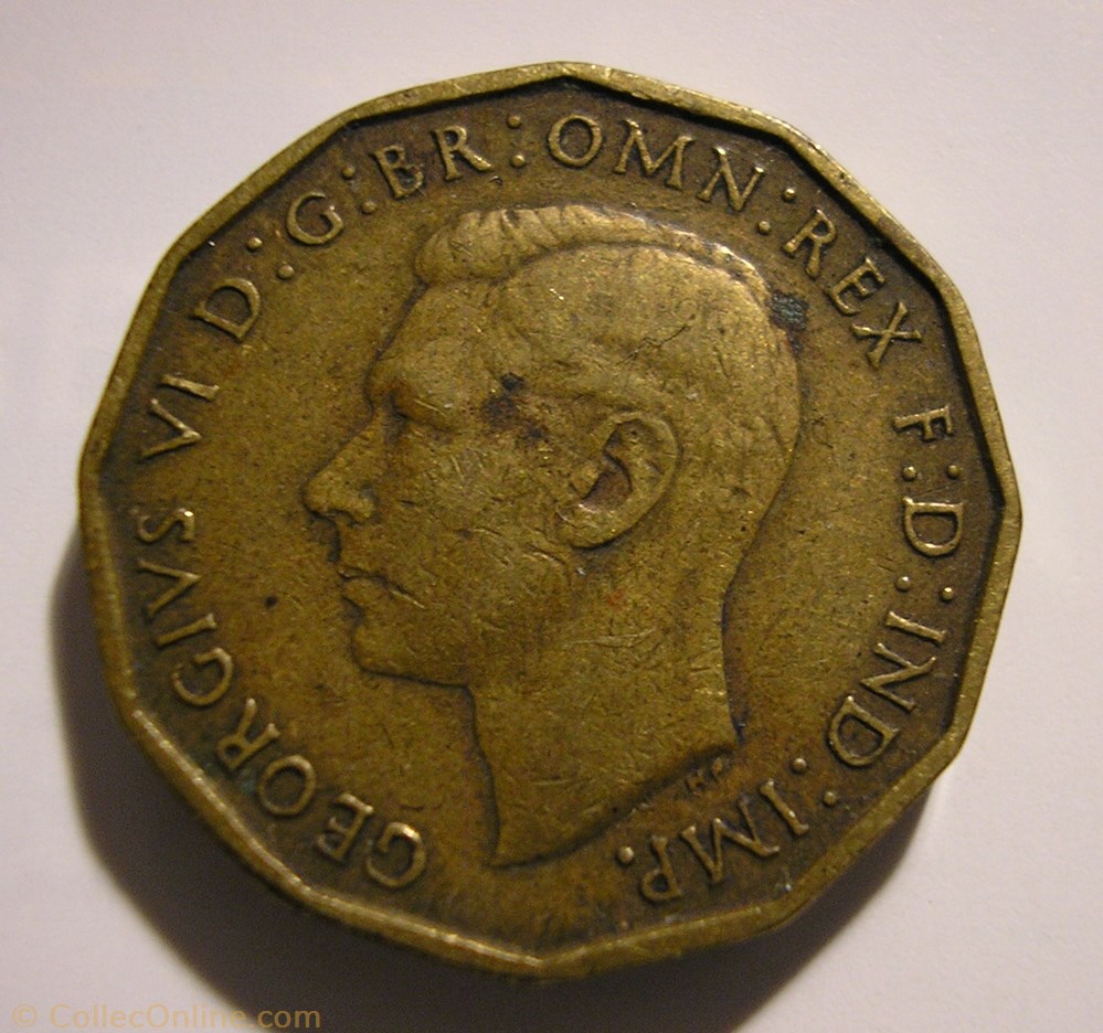 George VI - 3 Pence 1937 - Great Britain monnaie monde royaume uni george vi 3 pence 1937 great britain
