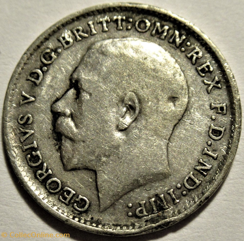 George V - 3 Pence 1912 - United Kingdom 2 monnaies monde royaume george v 3 pence 1912 united kingdom