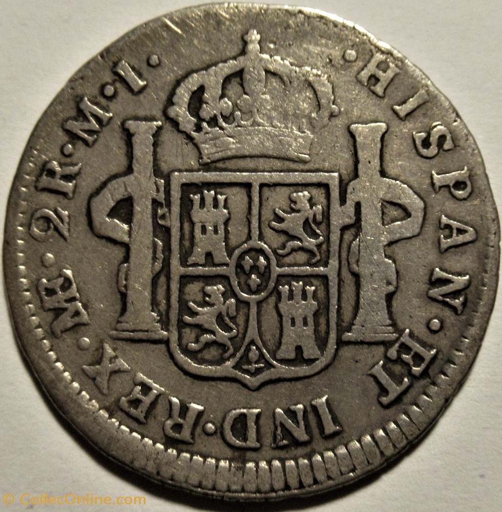 Peru - 2 Reales 1786 Lima - Carlos III de España (ex.2) 3 monnaies monde perou peru 2 reales 1786 lima carlos iii de espana ex 2