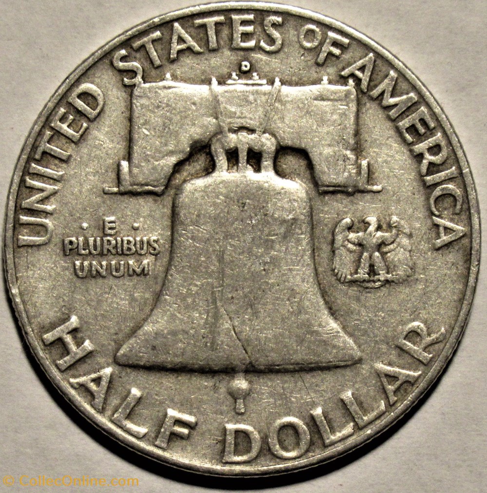 1958 Denver Half $ monnaies monde etats unis 1958 denver half