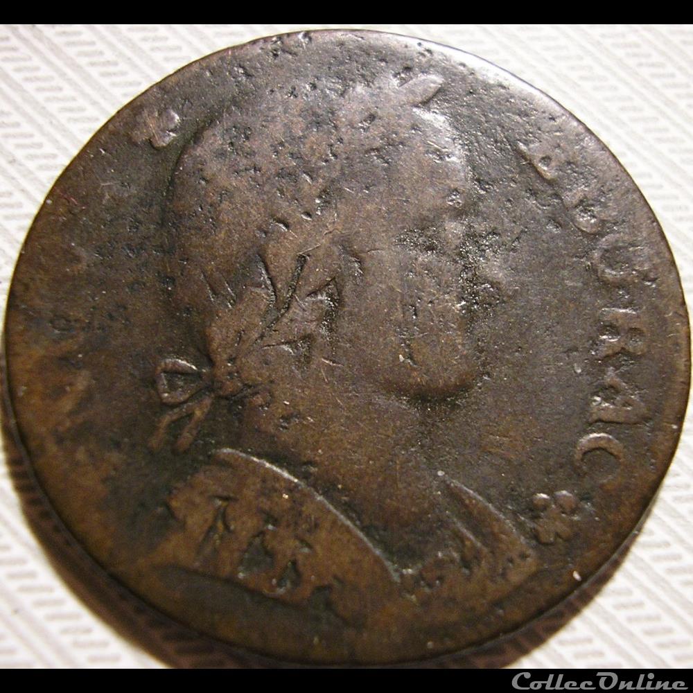 monnaie monde etat uni 1787 nova eborac half penny new york