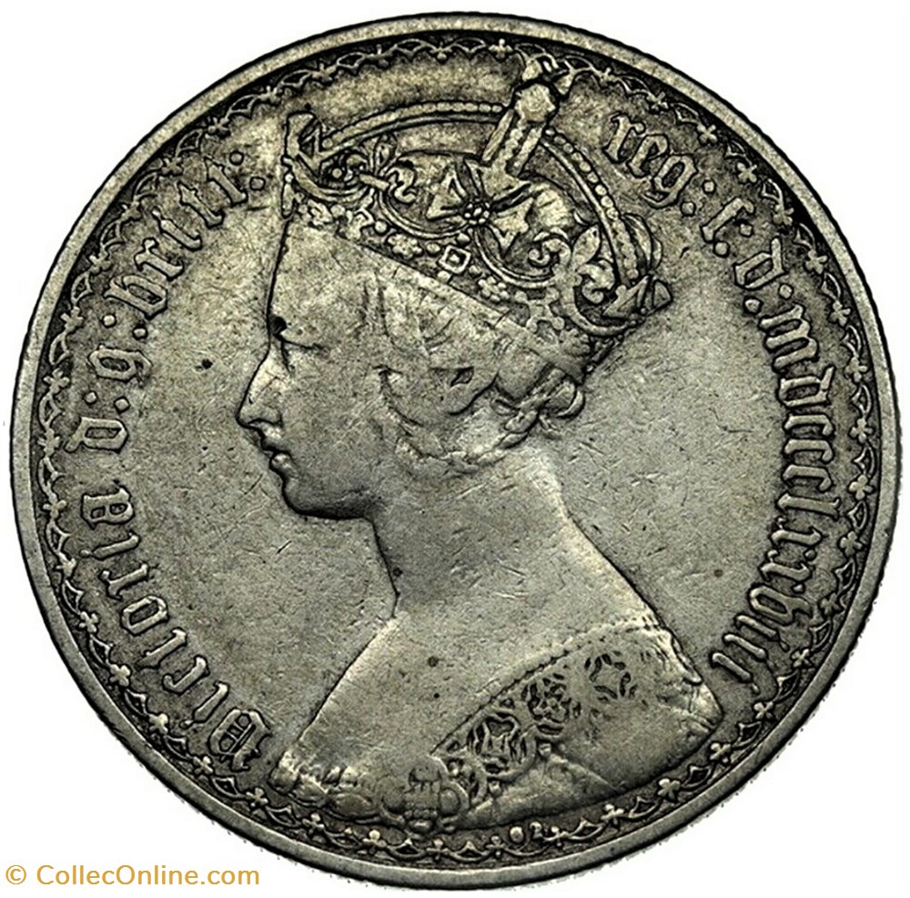 monnaies monde royaume uni victoria one florin 1878 kingdom of great britain