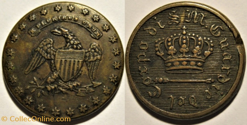 Token of Bodyguards of S.M. monnaies jetons mereaux token of bodyguards of s m