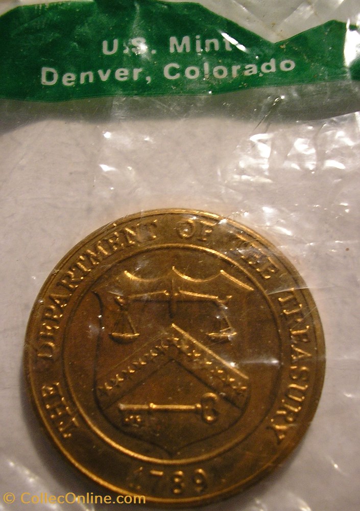 Department of the Treasury Denver Mint Token Coins Exonumia