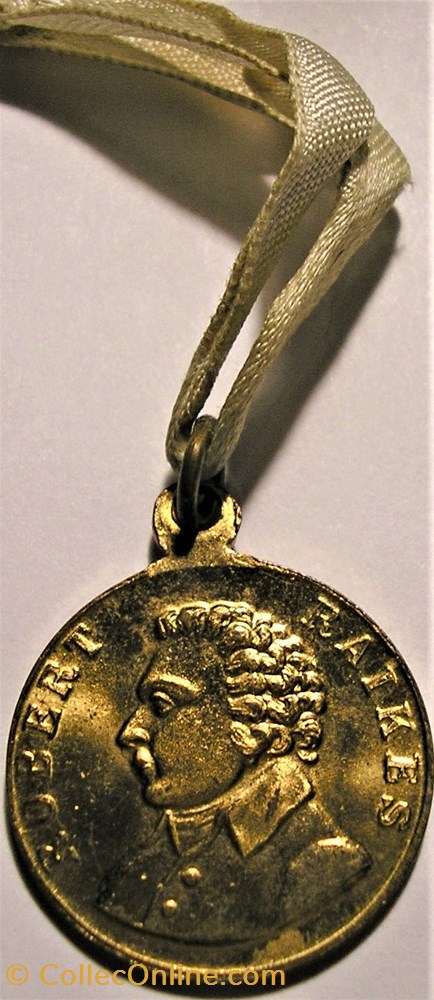 medailles royaume uni robert raikes medalet 150th birthday of the sunday schools 1780 1930