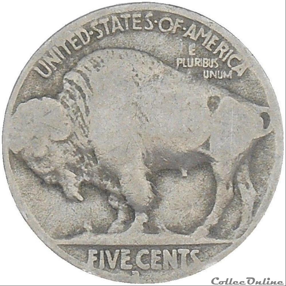 1919 Denver 5 Cents - Error 2 monnaie monde etat uni 1919 denver 5 cents error