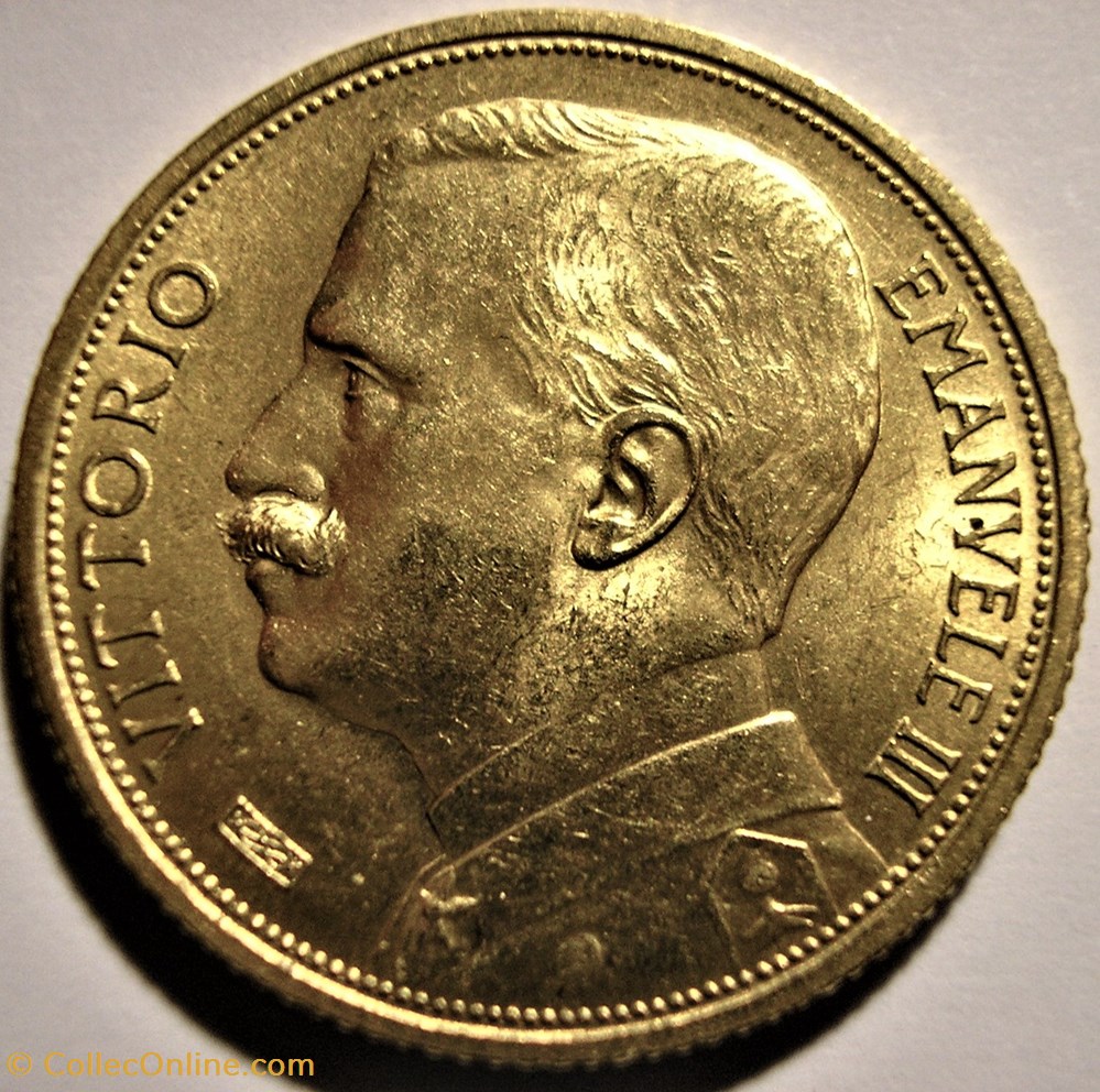 monnaies monde 1912 royaume italie aratrice 20 lire roma vittorio emanuele iii